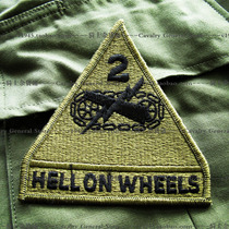 Vietnam War United States Public Second Armored Division Green Armband M65 Patton Furious Peter Jacket