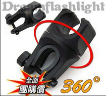 Rotary car clip lights buckle U-type lamp clip bike hand electric clamp lighting lamp clip flashlight clamp fixing clip