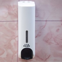 White single-head soap dispenser Wall-mounted printed hand soap dispenser Soap box Bath liquid box Soap box