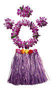40cm performance hula dance neck ring Hawaiian hula 5-piece set of childrens clothing accessories company annual meeting garland