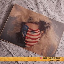 kesha poster evil girl Kasha Qian Po Qian Niu poster American pop idol photo hanging picture 24 inch Kraft paper