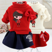 Dog clothes autumn and winter New Teddy VIP small and medium-sized puppies pet two feet campus dress dog clothes
