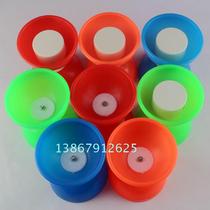 Diabolo anti-fall wear-resistant novice Diabolo beginner leather bowl Double ring Diabolo diabolo barbell send rod send line