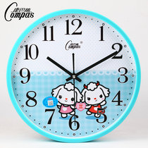  Kangba Silk cartoon fashion wall clock creative quartz clock living room large hanging watch Simple watch silent personality wall clock