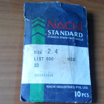 Japans Fuji Yue NACHI high-speed steel straight handle general long twist drill bit HSS lychee front steel drill 500