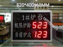 Factory planned output Actual output LED electronic kanban production line Management Kanban digital counting screen LED