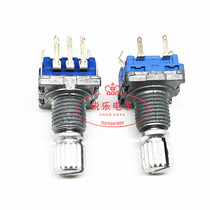 EC11 flower shaft handle length 15mm plum flower handle coding switch with switch five-pin rotary encoder