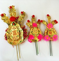 For Buddha ex Solid Copper Gold Flower Home Wedding Festive Bedroom Bedside Flower Cashmere Incense Stove Gold Flower Small Large