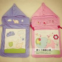 Baby sleeping bag autumn and winter thickened winter newborn sleeping bag baby sleeping bag baby baby cotton anti-kick quilt
