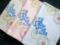 Promotional treatment Haibao Memorial towel gauze towel cotton soft skin-friendly water absorbent face towel