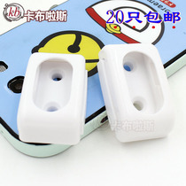 Straight Battalion Thickening Never Fracture Wardrobe Hanging Clothes Pole Flange Seat Closet rod Cloister Wardrobe Accessories Cloister