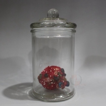 Antique antique red reborn colorful shadowless relics Tibetan Buddhism rare treasures Fidelity