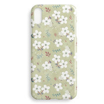 Illustrator Small broken flowers Apple XS Max iphone XR 6 7 8 plus creative frosted phone shell