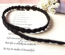 e-ornaments family Black little Daisy soft hoop hairband broken hair fixed Magic Patch wash face sticky hair sticker original hair band
