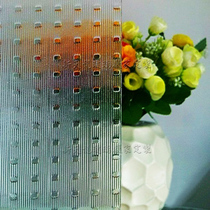 Qianxi grid three-dimensional embossed art glass entrance partition screen process tempered glass cabinet doors and windows manufacturers customized