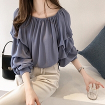Large size womens summer clothes New Fat MM thin chiffon shirt top fat sister cover meat cover belly shirt 200kg