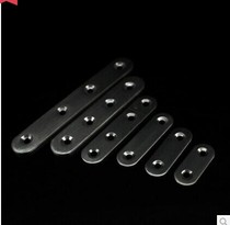 Pure stainless steel angle code angle iron one-word-size flat-code straight-strip straight-sheet furniture connector laminate holder