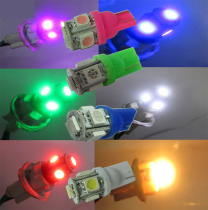 Motorcycle instrument lamp modified lighting car width light fog lamp LED man-eating fish bubble high-brightness chip