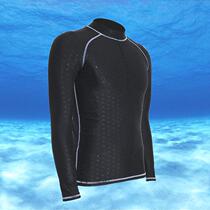 Professional Swimwear Long Sleeves Men And Women Solo Blouses Shark Skin Waterproof Speed Dry Beach Sun Protection Surf Snorkeling