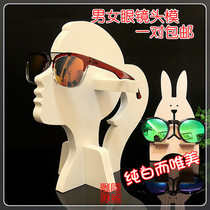 Portrait sunglasses shelf display stand window counter fashion creative props decoration display head mold