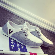 2022 Spring Season season trendy mens shoes Beans Shoes mens casual shoes Han edition Lazy Shoes Yingren Little leather shoes Mens single shoes