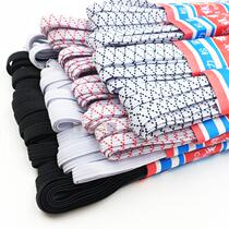 Elastic band wide flat black and white rubber band thin baby pants waist cuffs elastic band elastic household pants accessories