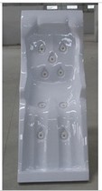 Swimming pool hydrotherapy equipment Acrylic Massage water bed 9 11 Mouth water bed Lying Massage Bed Pool Massage