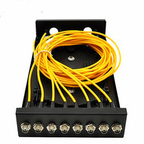 8-port fiber optic cable terminal box with pigtail flange