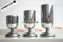 High-end stainless steel cabinet footed * furniture feet * table legs * floor feet * sofa foot specifications 80 adjustable