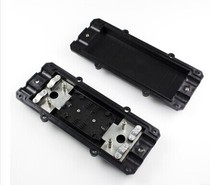 Mini-type small D-type optical cable connection box 12 core optical cable connection package optical cable joint box 2 in 2 out