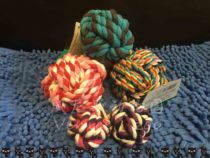 (Beijing 88) Puppy toy rope knot cotton ball teddy grinding tooth and teeth pet toy ball knot rope