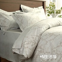 American country ramie tasel cotton bedding set of four cotton and linen quiet florets simple and elegant light gray sheets 1 2