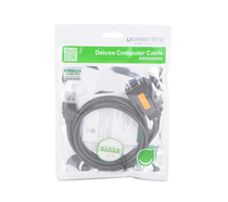 Green union 1 5m USB to 9-hole RS232 nine-hole serial port cable USB to DB9 female serial port conversion cable
