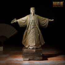 Copper master all copper ornaments Three Kingdoms Zhuge Liang Dongfeng academic career feng shui home decoration gifts