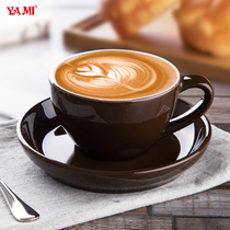 YAMI YAMI wbc Cappuccino Cup and Saucer Set Mug Single Cup Espresso Ceramic Cup