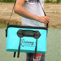 Fishing gear live fish box fish barrel fishing box fishing supplies outdoor fish bucket EVA folding fishing bucket