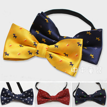High-end boy bow tie small gentleman dress accessories table show childrens shirt collar flower baby bow