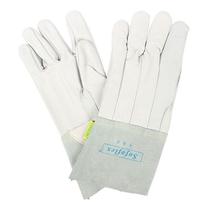 Werth 10-2036 white cow blue leather welding gloves welding argon arc welding TIG gloves labor insurance