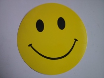 Smiley Face Sticker Super Large Back Glue Sticker Wall Glass Sticker Kindergarten Stickup Decorative childrens room Decorative Sticker Sticker