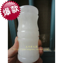 Chong Crown Special Sale Natural Afghan White Jade Pen Pen Cartridge Creative Office Decoration Special Price