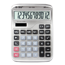 Olympiads AS1202 multifunctional solar super calculator 12-digit digital large screen big button