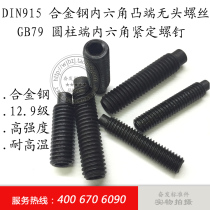 GB79 DIN915 Hexagon socket head cap screw convex end machine M M8×25 30 35 40 45 50