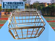 Steel folding stainless steel basketball cart chartered cart mobile training cart football volleyball class cash register car