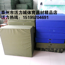 Factory direct sales Parkour martial arts army training protective pad gymnastics pad Somersault pad high jump pad Rock climbing pad sponge bag