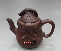 Imitation Gu Jingzhou teapot Zhu mud pot purple clay pot kung fu teapot Yixing purple sand teapot tea maker gourd pot