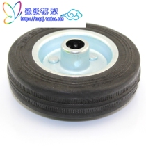 DIY Load-bearing 50kg Metal Iron Wheels Large Load-bearing Metal Rubber Wheels 100mm Castors Rubber Wheels Universal Wheels