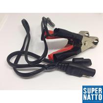 Harley BMW motorcycle charging battery quick-connect alligator clip