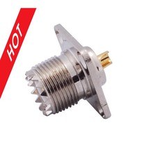 UHF-KF UHF female head with 25×25 flange full copper