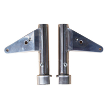 Retro motorcycle modified parts motorcycle accessories CG125 ZJ125 Pearl River stainless iron headlight bracket lamp ear