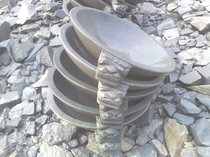 Natural pollution-free refractory stone pot fish special stone pot crack-resistant bluestone stone pot fish stone pot stone pot factory direct sales